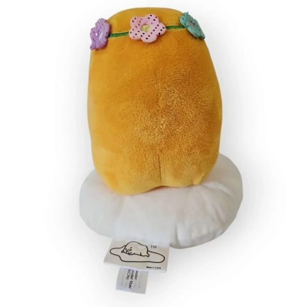 Sanrio Gudetama Plush The Lazy Egg Flower Headband Crown 2023‎ Stuffed Animal 9
